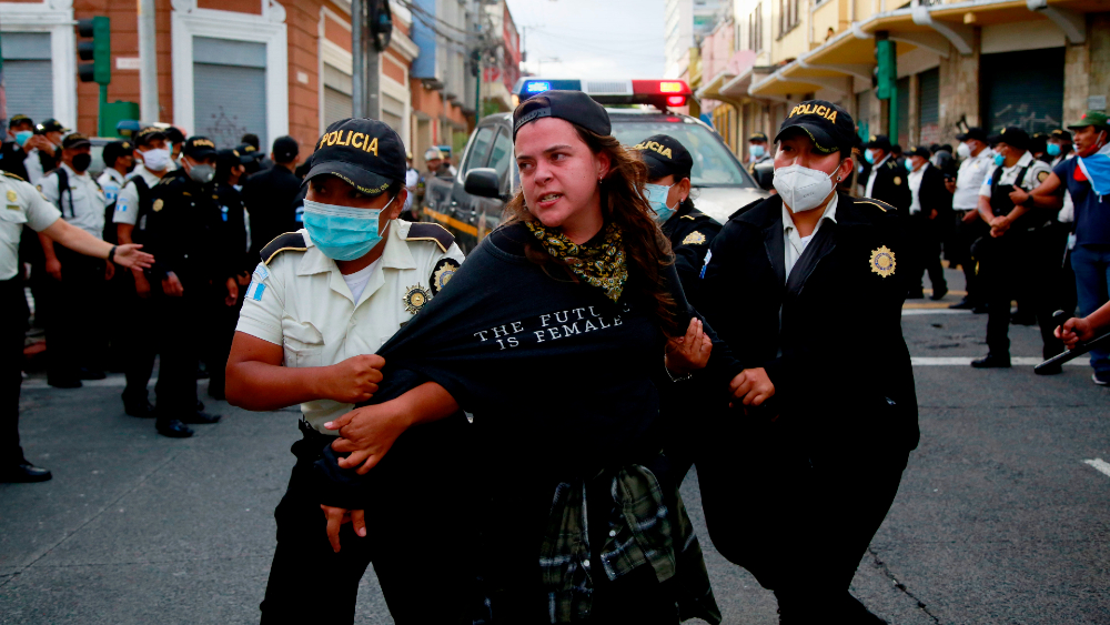 Al menos 22 detenidos durante las manifestaciones en Guatemala