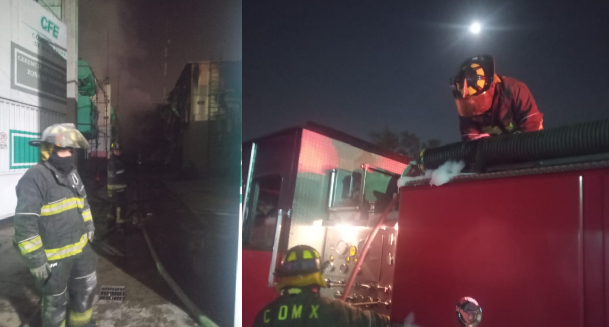 #Video Incendio en subestación de CFE completamente controlado; más de 30 mil usuarios afectados