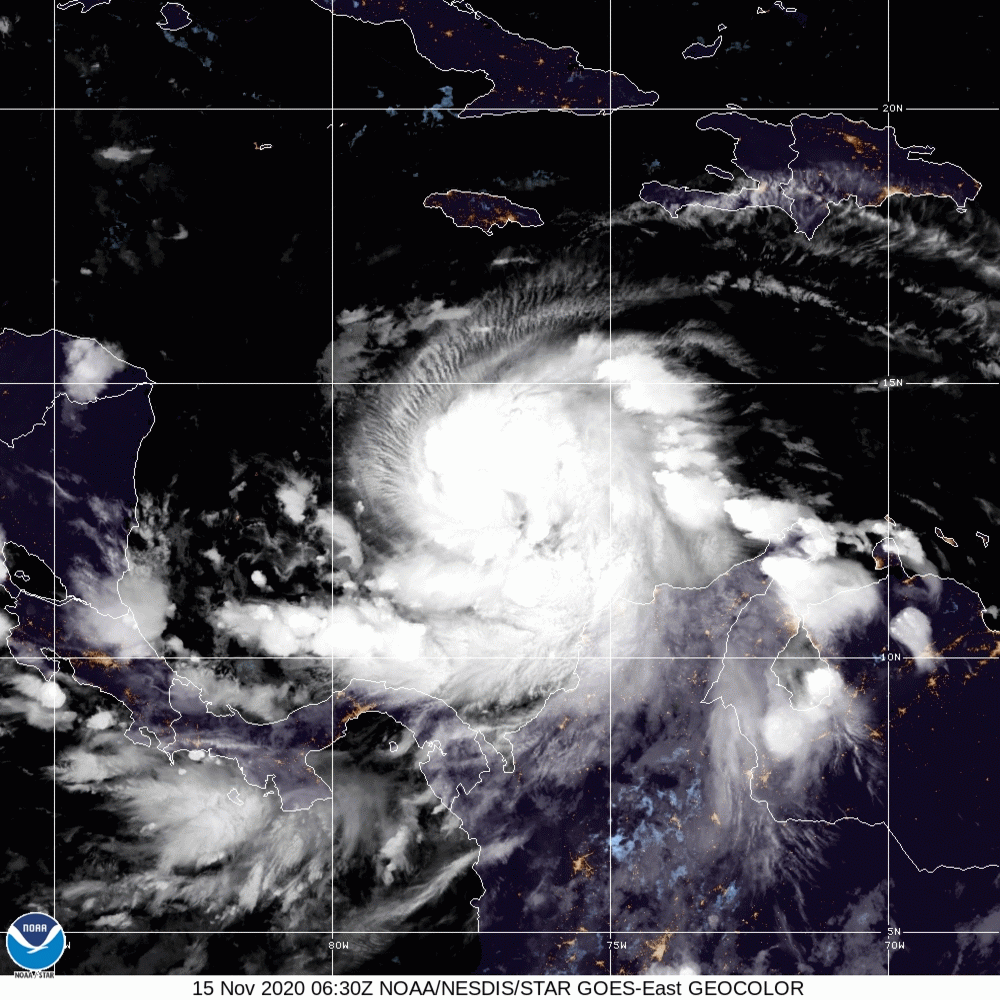 Impactará Iota a Nicaragua y Honduras como huracán categoría 4 - iota