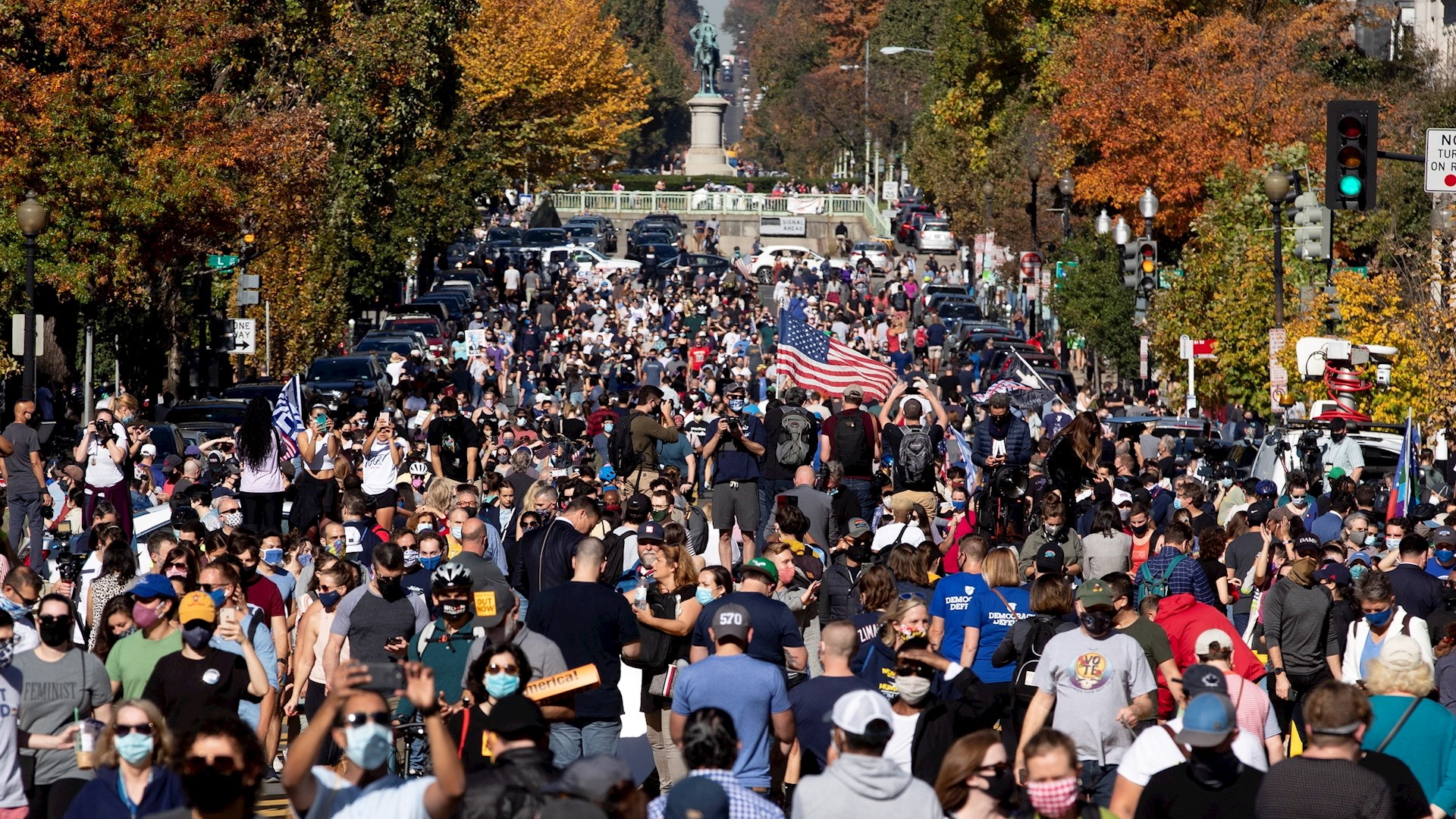 #FOTOS Así celebraron los estadounidenses la victoria de Joe Biden - joe-biden-celebracion-washington-triunfo-2