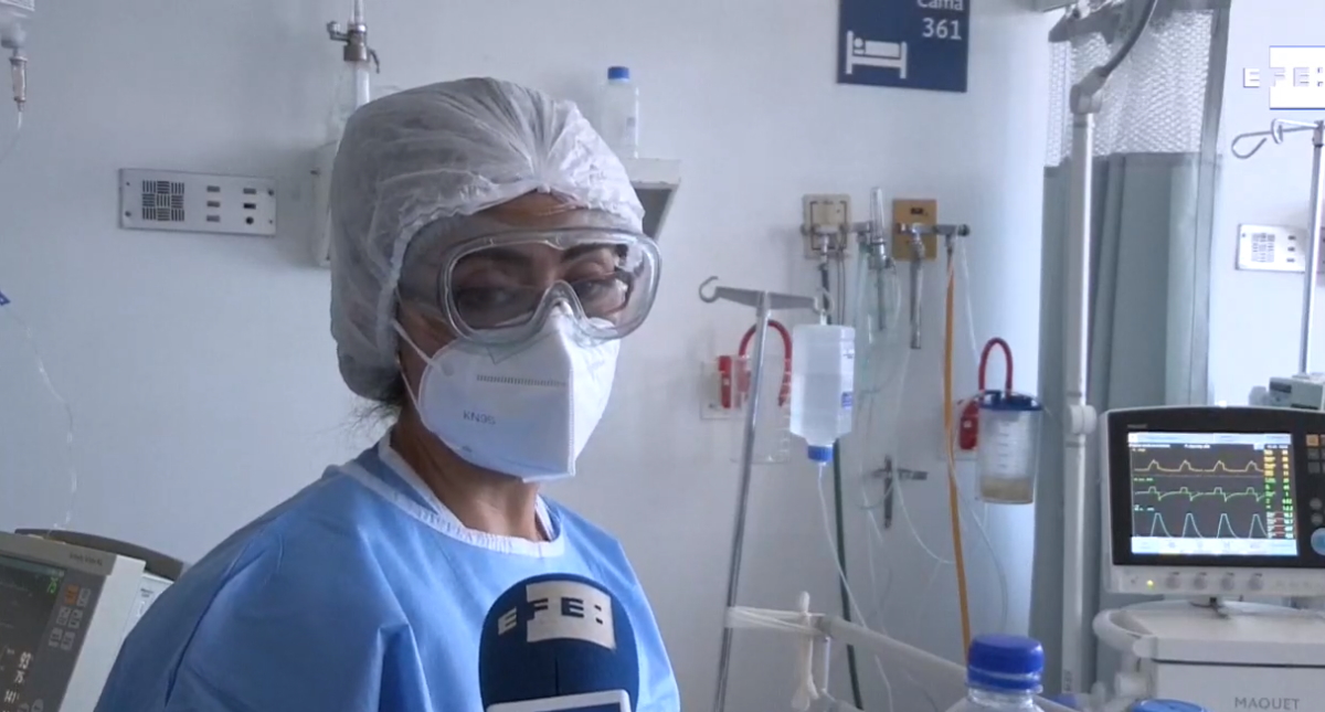 Enfermera mexicana espera que el mundo entienda que el COVID-19 no es un invento