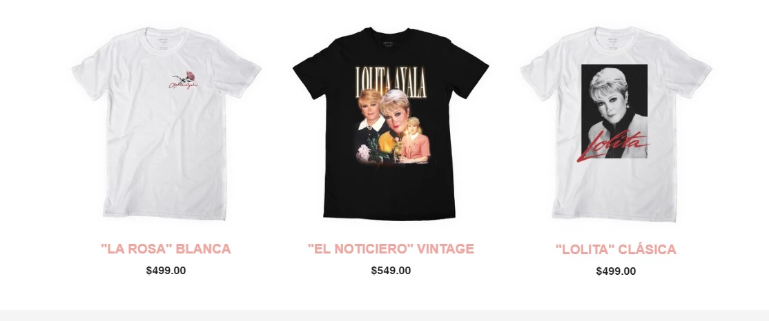 Lolita Ayala abre tienda en línea con playeras a la venta - lolita-ayala-ropa-marca-2