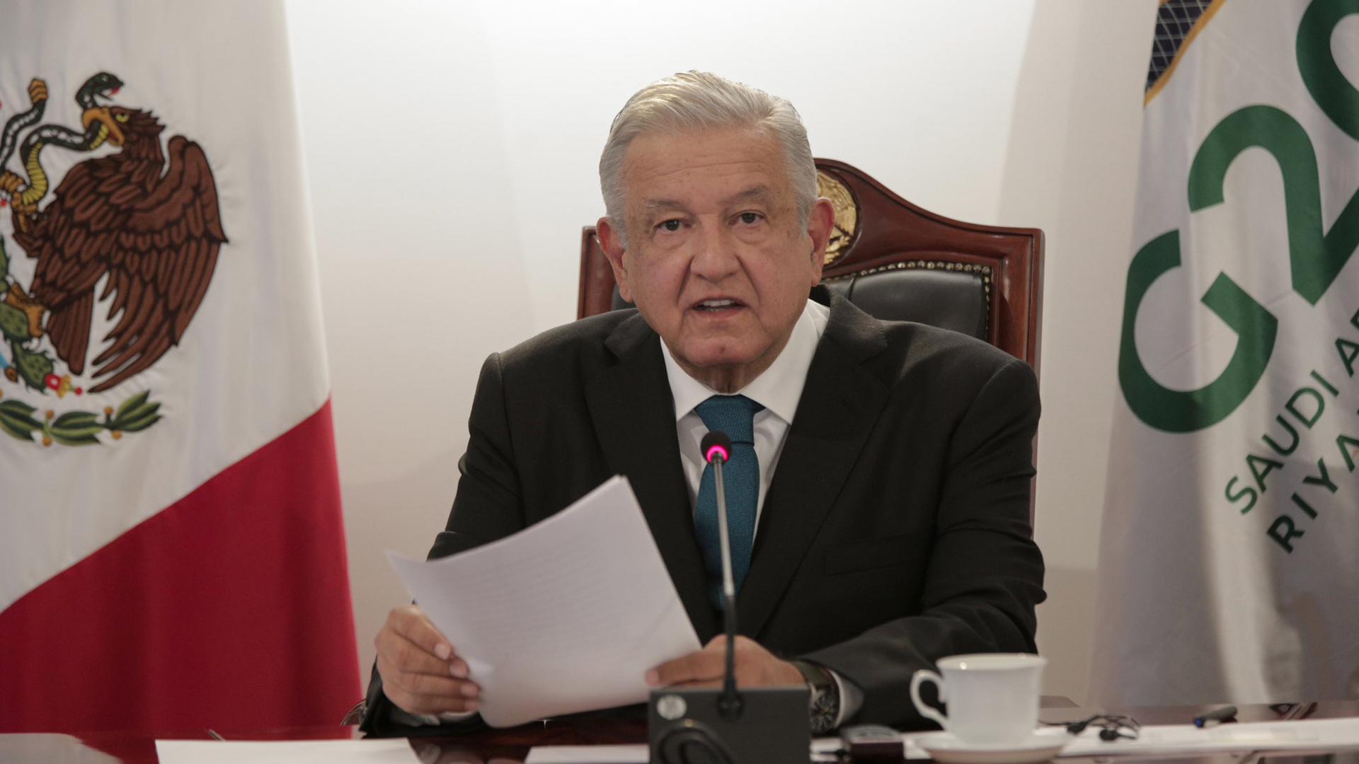 AMLO presume ante líderes del G20 austeridad y combate a la corrupción en México para no recurrir a deuda ante crisis por COVID-19 AMLO presume ante líderes del G20 austeridad y combate a la corrupción en México para no recurrir a deuda ante crisis por COVID-19