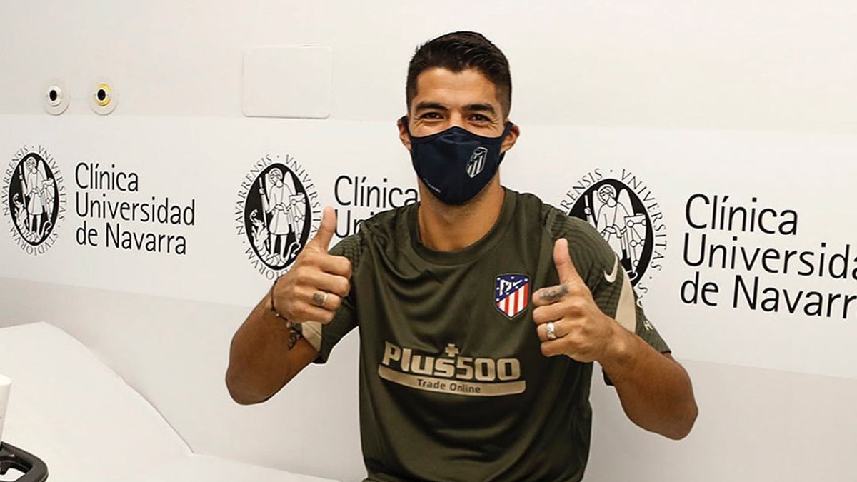 Luis Suárez, delantero del Atlético de Madrid, da positivo a COVID-19