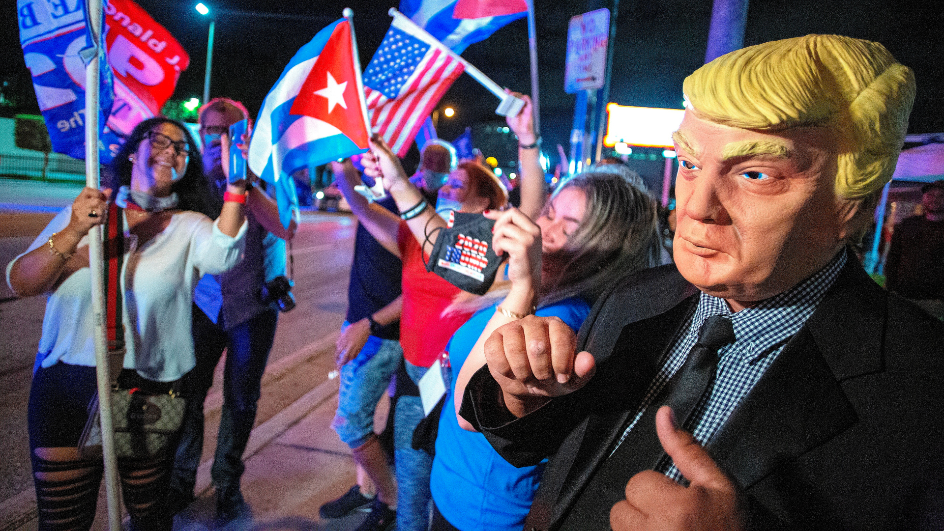 Cubanos que votaron por Trump quieren cuatro años más de presión a Cuba