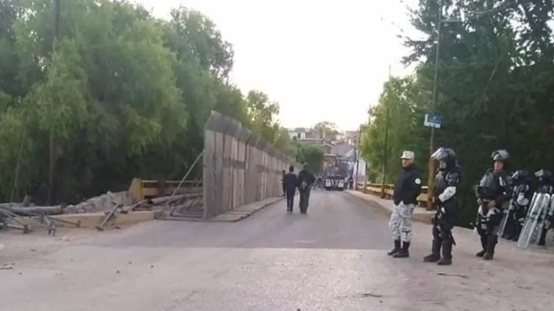 Guardia Nacional retira plantón de opositores a planta termoeléctrica en Morelos