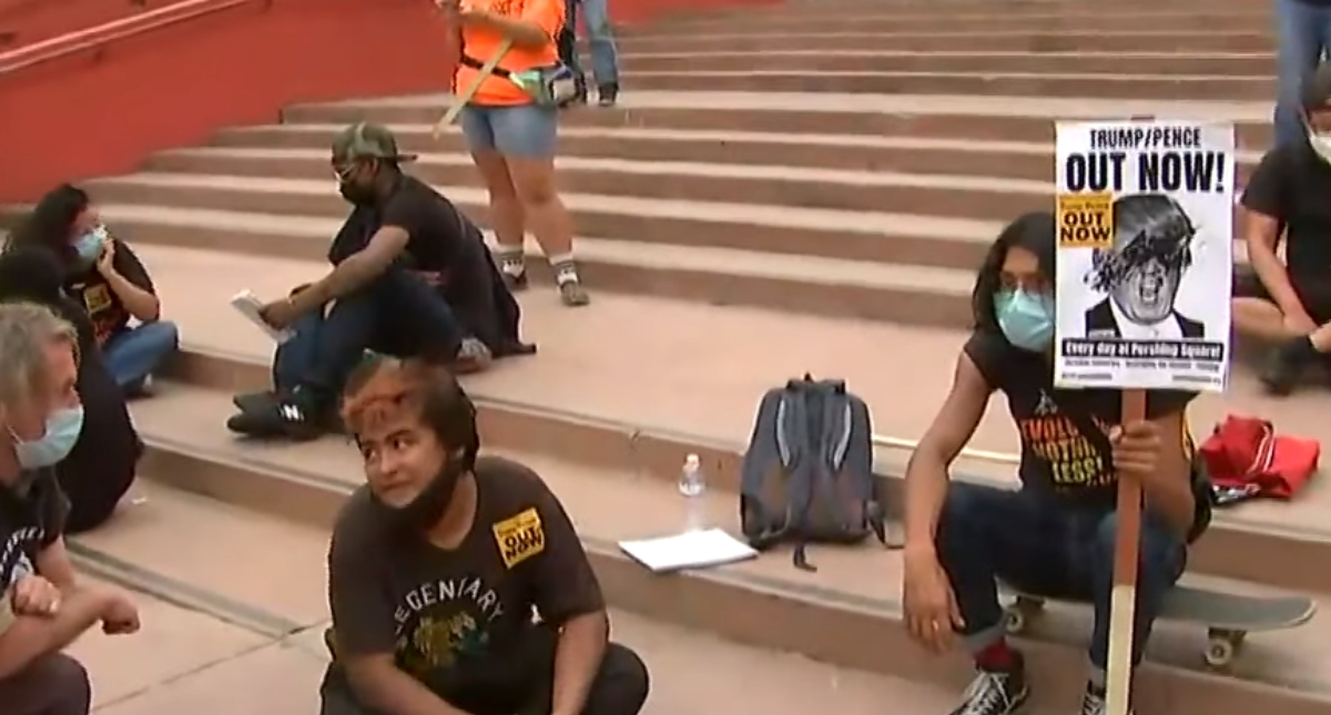 Protestas contra Trump en Los Ángeles California