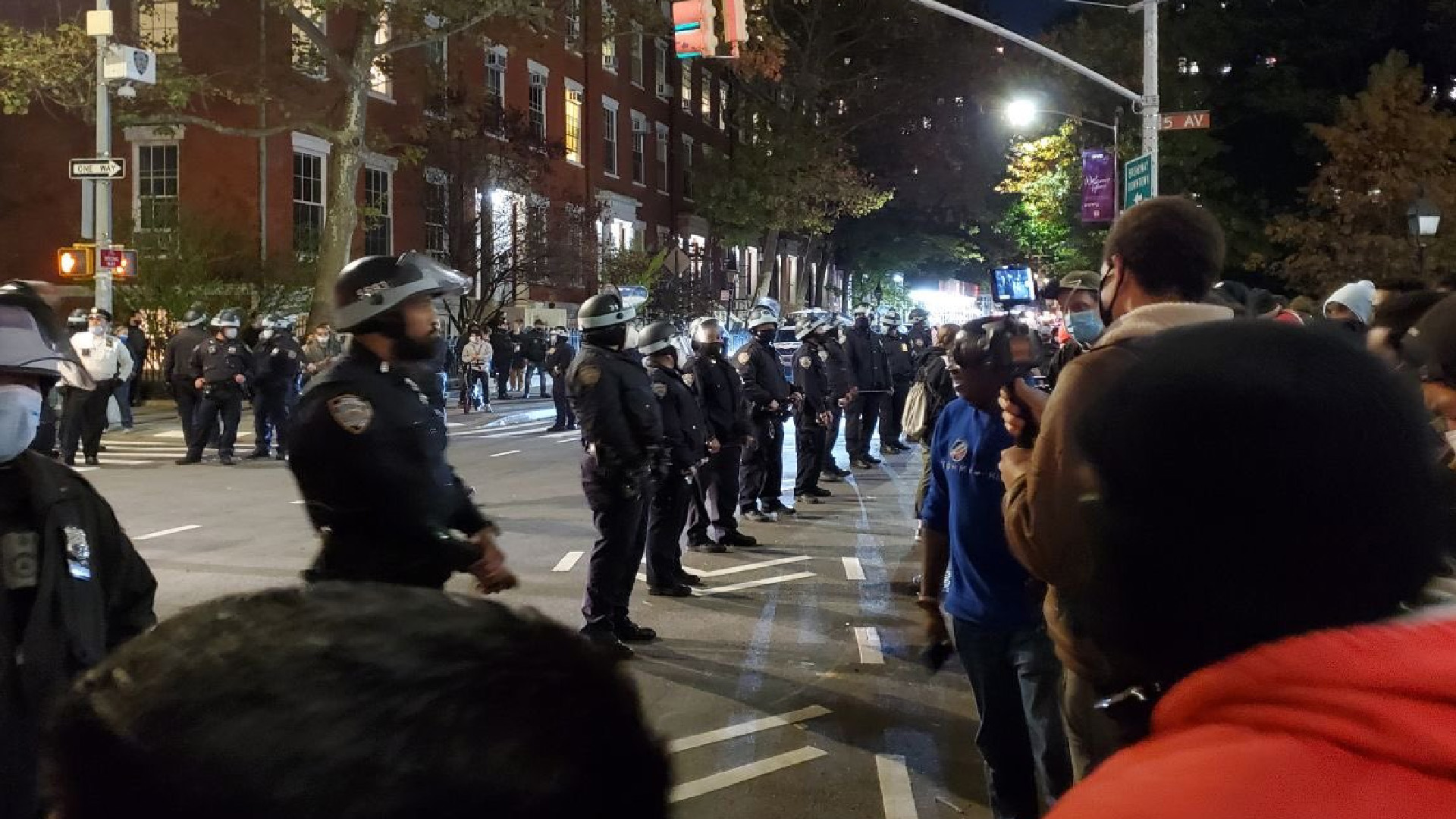 Decenas de detenidos en Nueva York tras protestas contra Donald Trump
