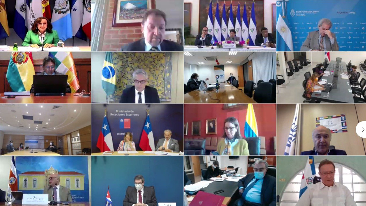 Piden ministros de Relaciones Exteriores de Iberoamérica apoyo financiero y político ante COVID-19