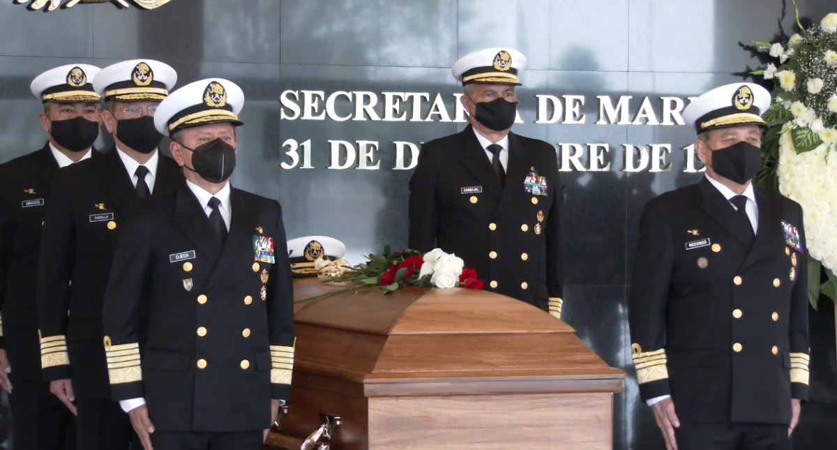 #Video Despiden con honores a Mariano Francisco Saynez, exsecretario de Marina