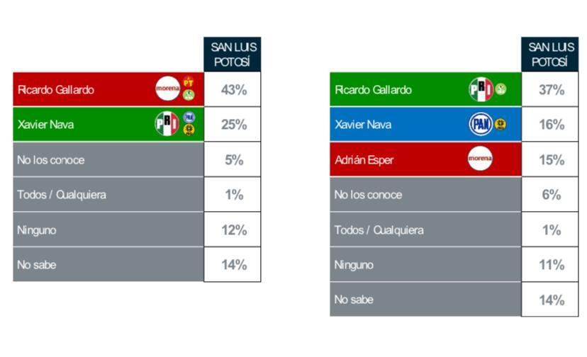 José Ricardo Gallardo, el mejor posicionado de cara a elección para gobernador en San Luis Potosí: De las Heras Demotecnia - slpencuesta02