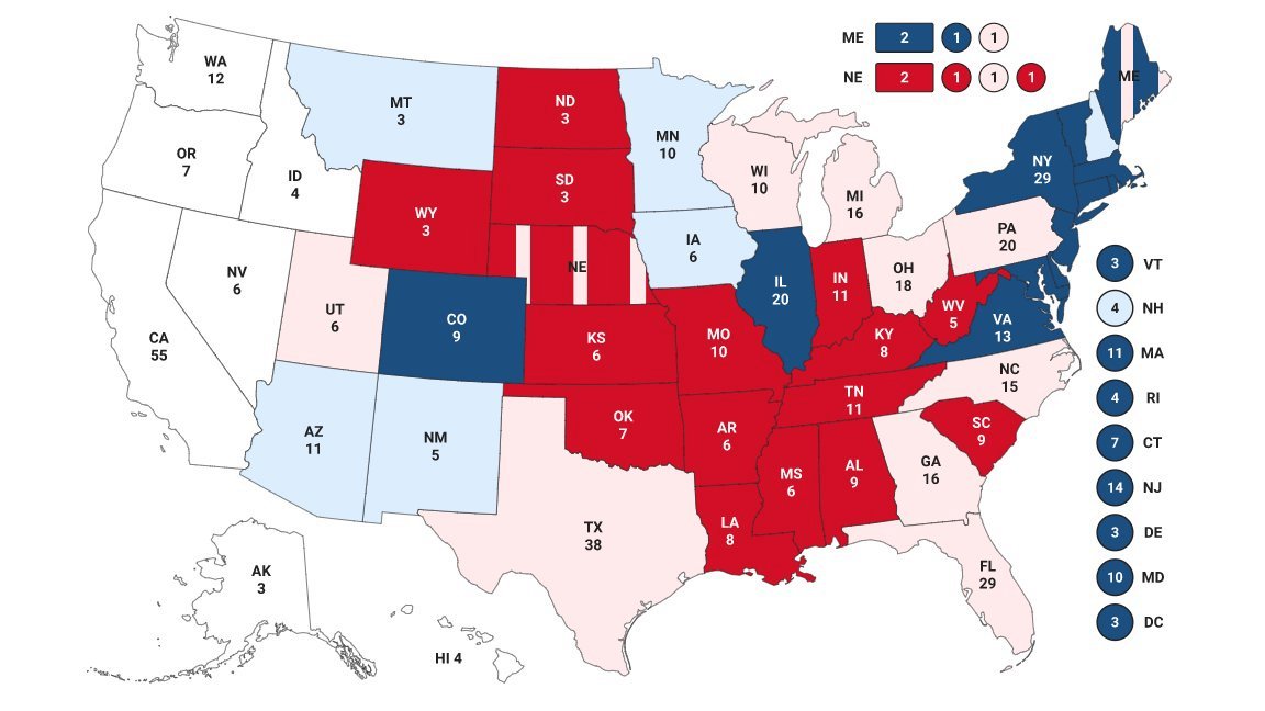 Donald Trump gana en Texas, segundo estado de mayor peso en el Colegio Electoral - texas