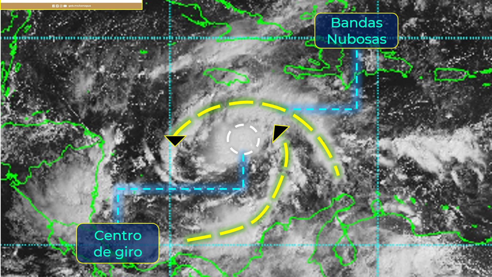 México mantiene vigilancia por tormenta tropical ETA en Mar Caribe