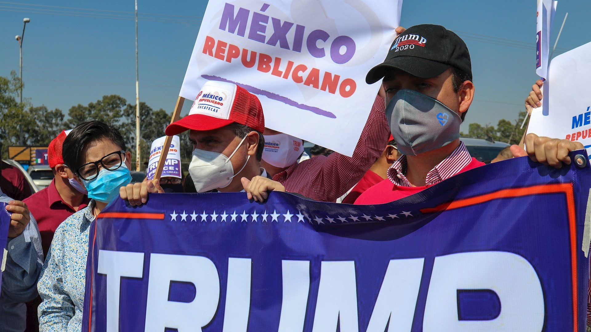 Realizan caravana a favor de Trump en la Ciudad de México - trump-ciudad-de-mexico-caravana