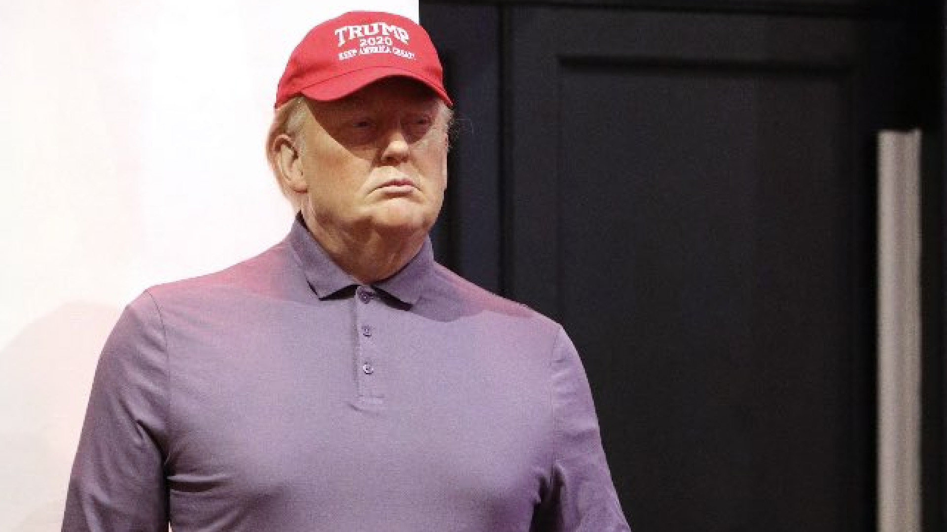 Museo Madame Tussauds viste figura de cera de Donald Trump con atuendo para jugar golf Museo Madame Tussauds viste figura de cera de Donald Trump con atuendo para jugar golf