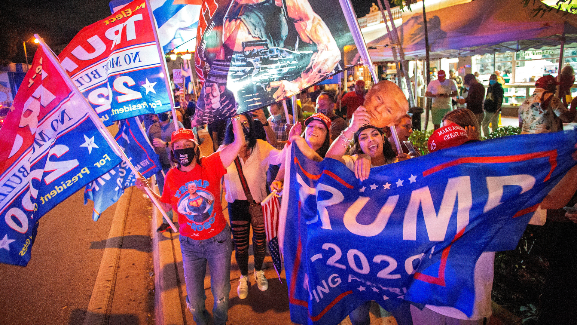 El voto de latinos, aunque divididos, le alcanzó a Trump para ganar Florida