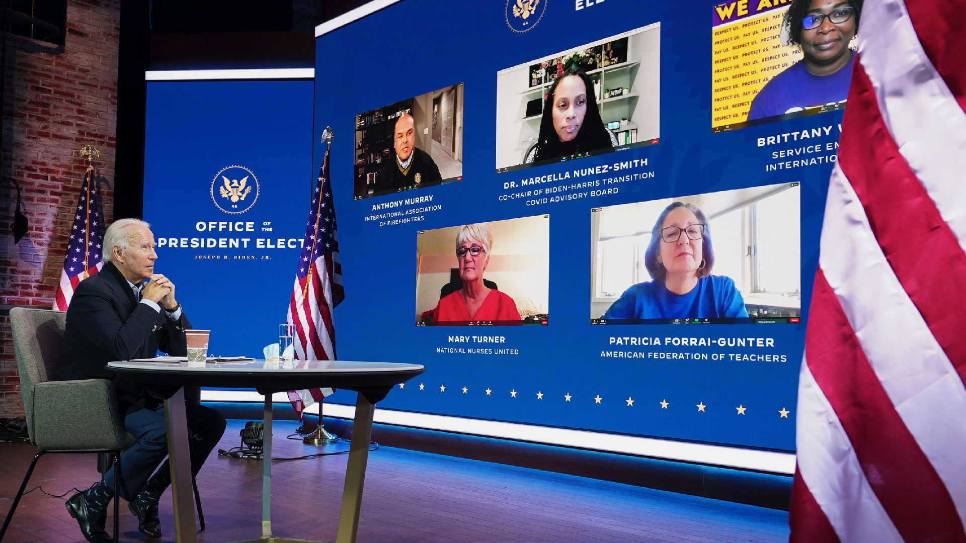 “Trump sabe que juraré como presidente de Estados Unidos el 20 de enero”, asegura Biden