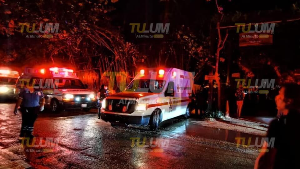 Concierto de Halloween en Tulum termina en balacera que dejó dos muertos - tulum-balacera-concierto-agente-6