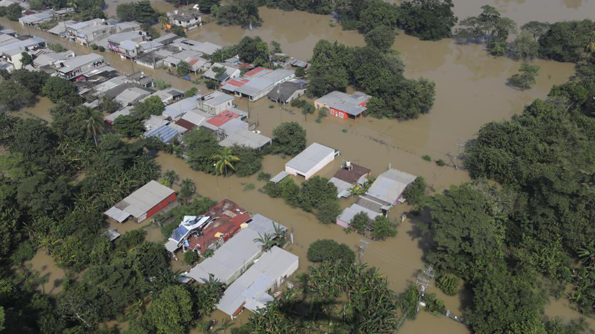 Aumenta a seis número de muertos en Tabasco por inundaciones - vista-aerea-de-inundaciones-en-tabasco