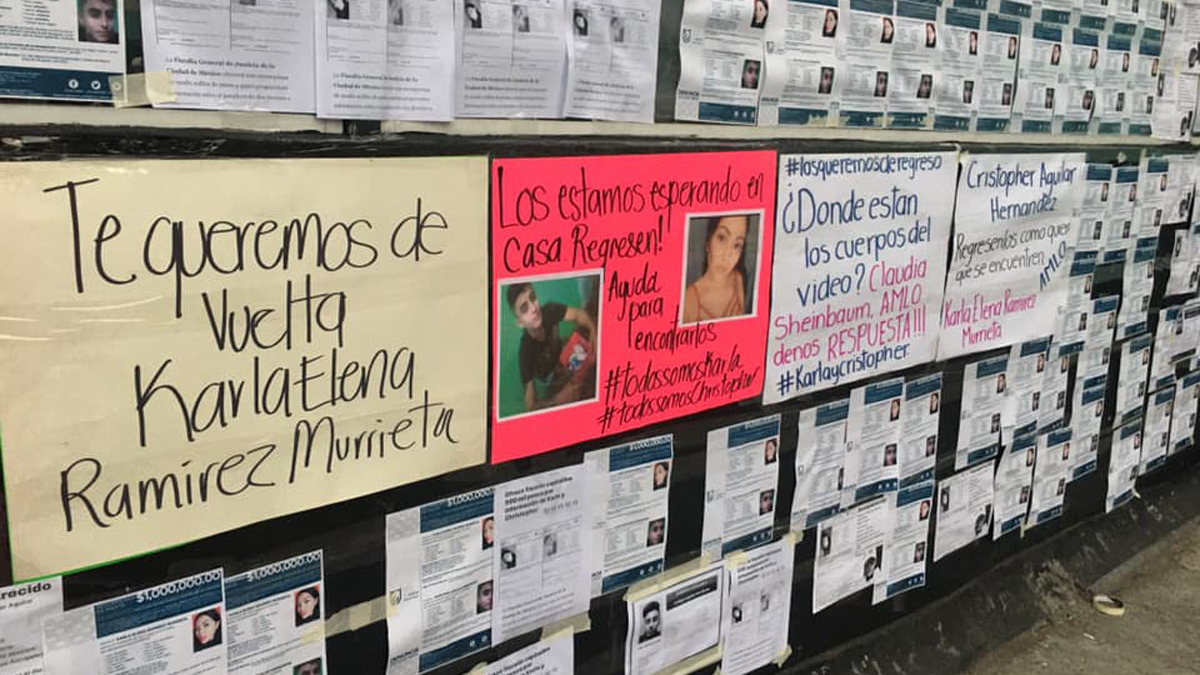 Catean cuatro inmuebles en CDMX en búsqueda de jóvenes desaparecidos tras asistir a fiesta - busqueda-de-karla-y-christopher