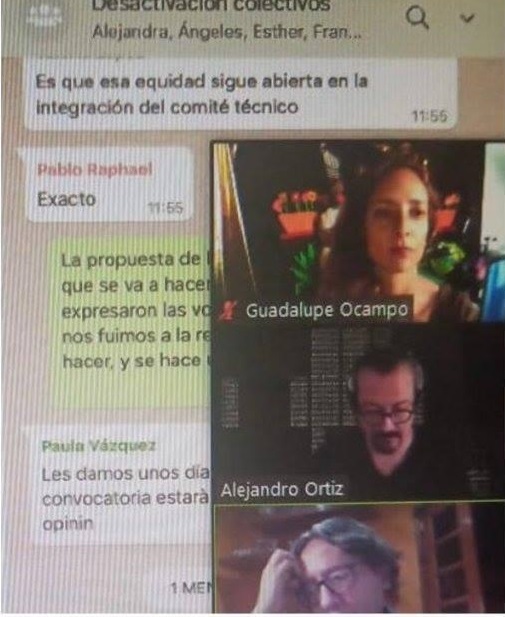 Gobierno de México desdeña a artistas y precariza aun más su situación, acusan consejos de Danza y Teatro - chat-desactivacion-de-colectivos