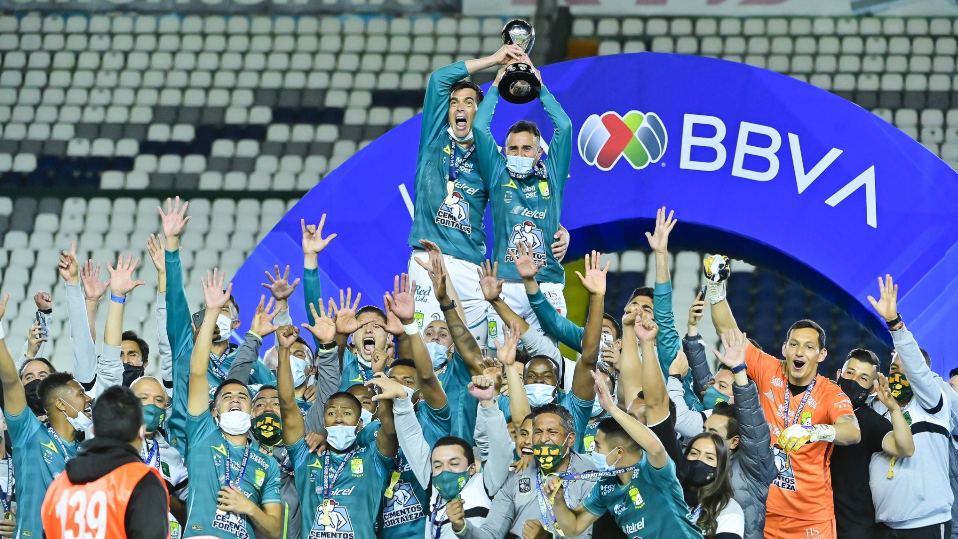 León derrota a Pumas y se corona campeón del Guard1anes 2020; obtiene su octavo título