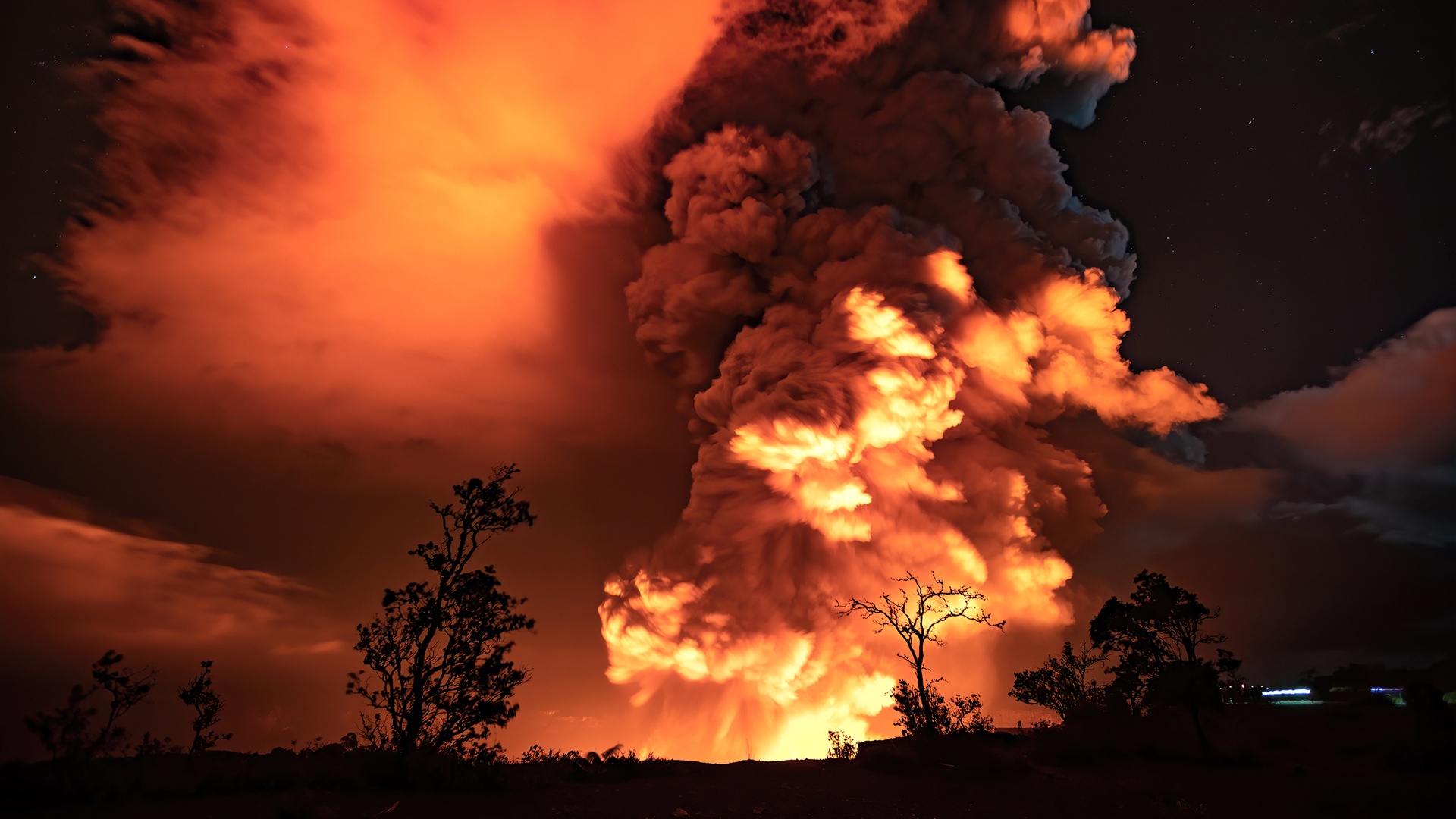 #Video Entra en erupción el volcán Kilauea tras sismo