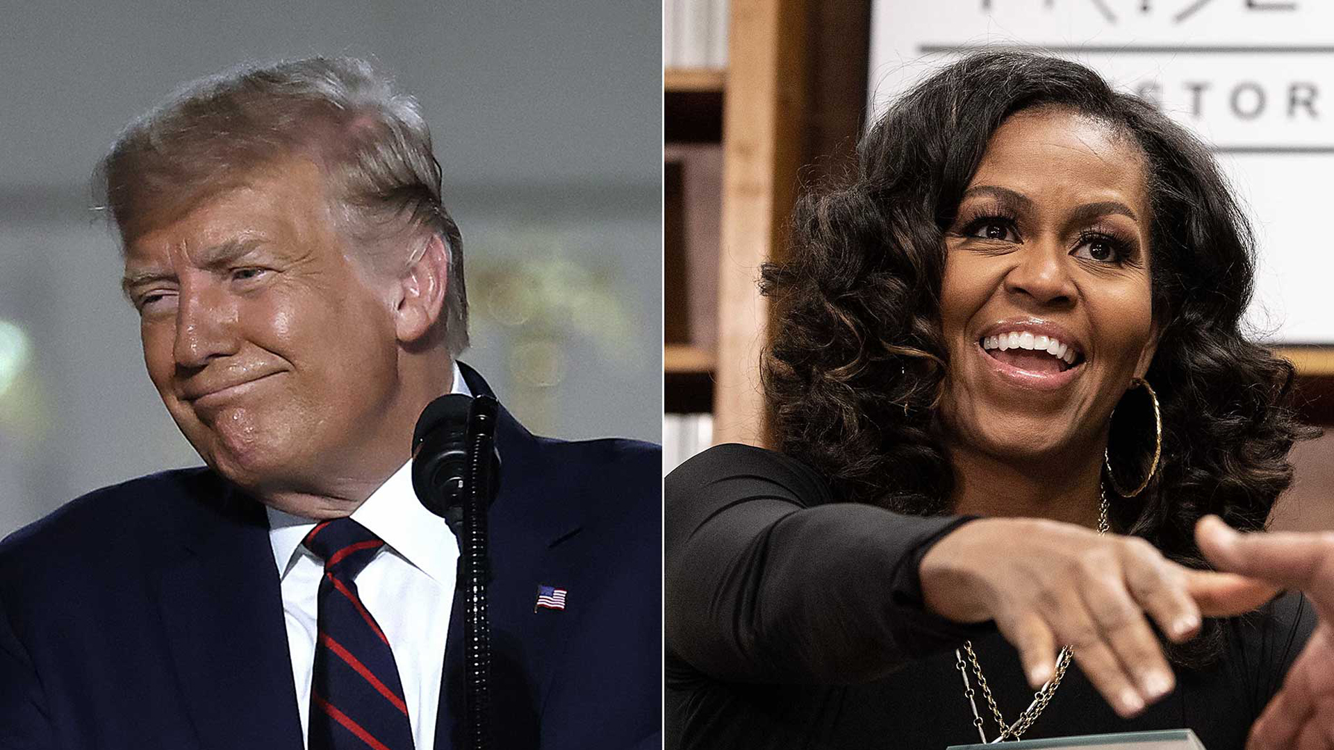 Trump y Michelle Obama son los más admirados en EE.UU., según encuesta