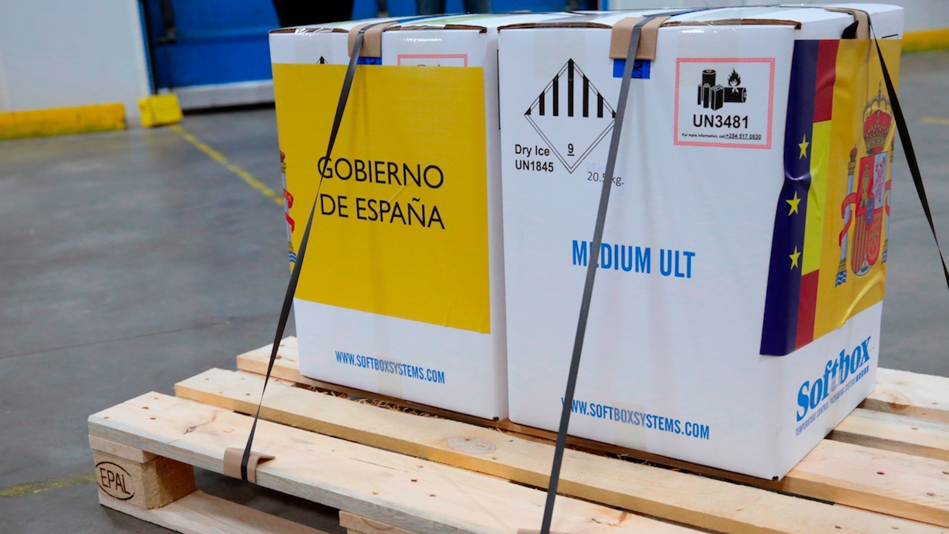 Llegan a España las primeras dosis de vacunas contra COVID-19; este domingo inicia la vacunación