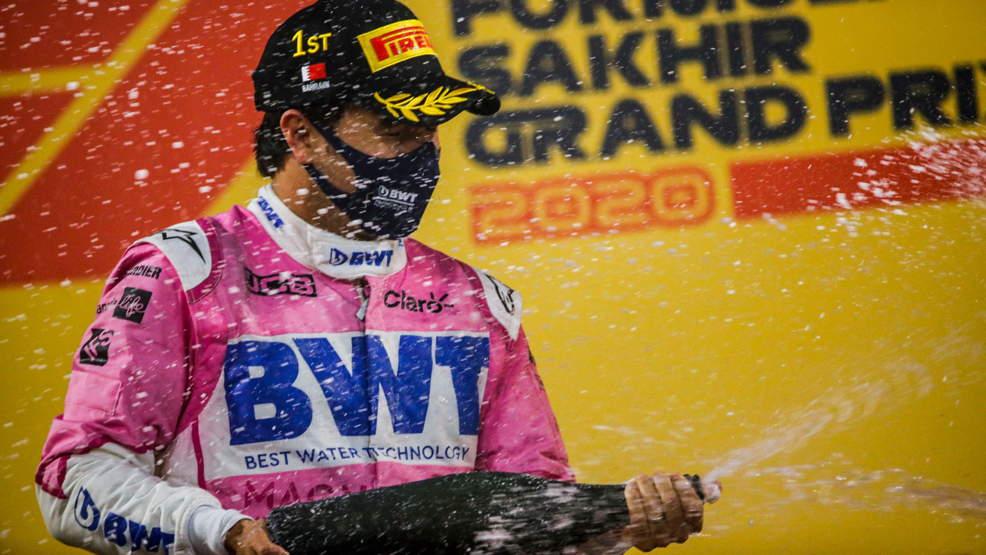 Qué pasó para que Checo Pérez fuera patrocinado por Slim... una historia que viene desde su niñez, por José Antonio Cortés - festejo-de-checo-perez-en-f1