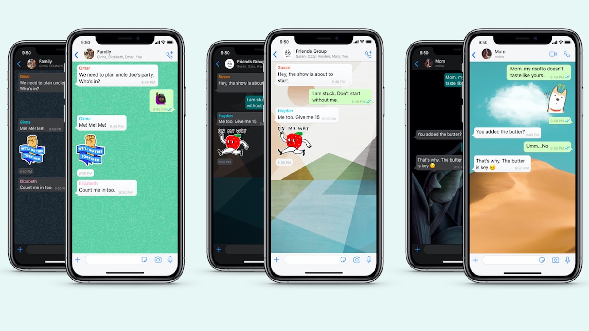 Fondos de pantalla personalizados y nuevo buscador de stickers,las mejoras de WhatsApp