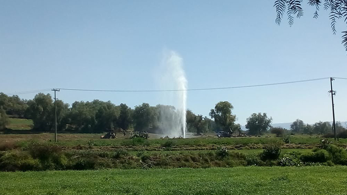#Video Fuga de combustible en Tlahuelilpan eleva chorro de 7 metros