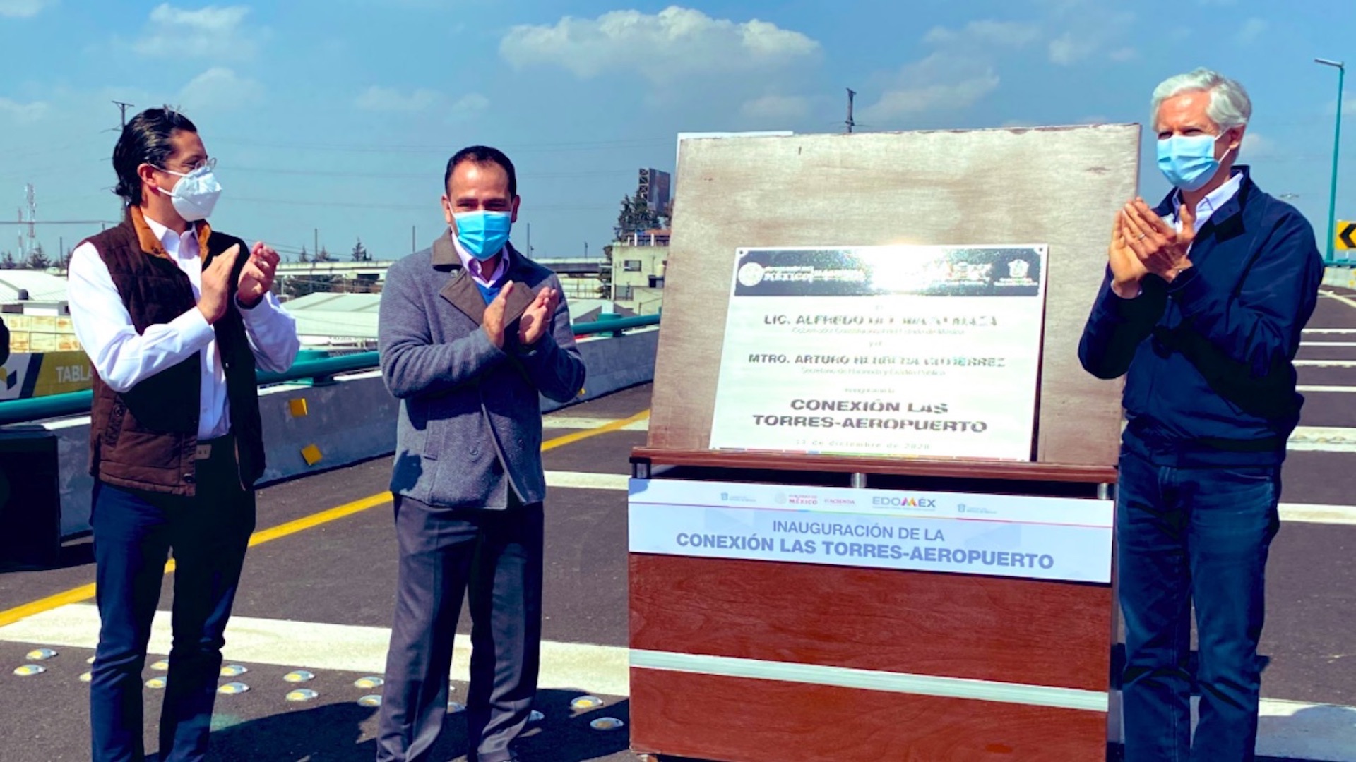 Inauguran Del Mazo y Herrera Distribuidor Conexión Las Torres-Aeropuerto