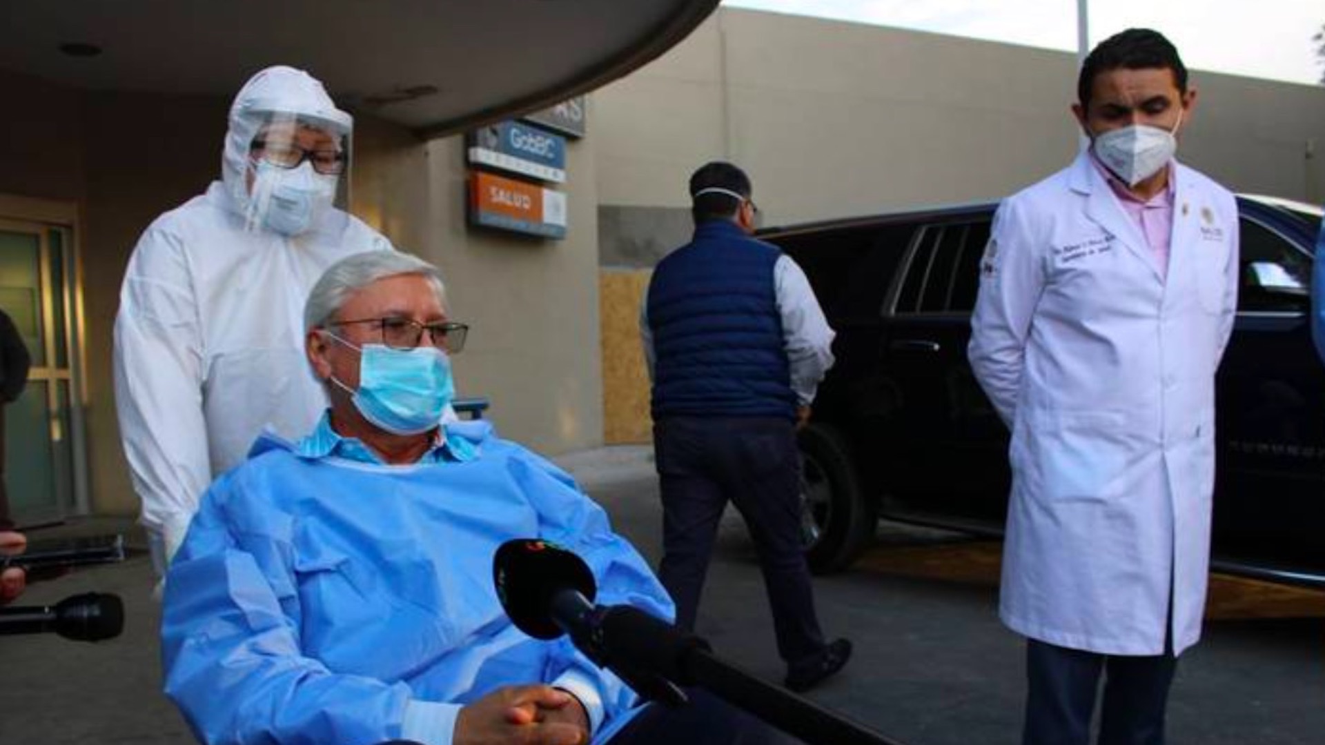 “Me siento débil”, señala Jaime Bonilla tras ser dado de alta del hospital por COVID-19