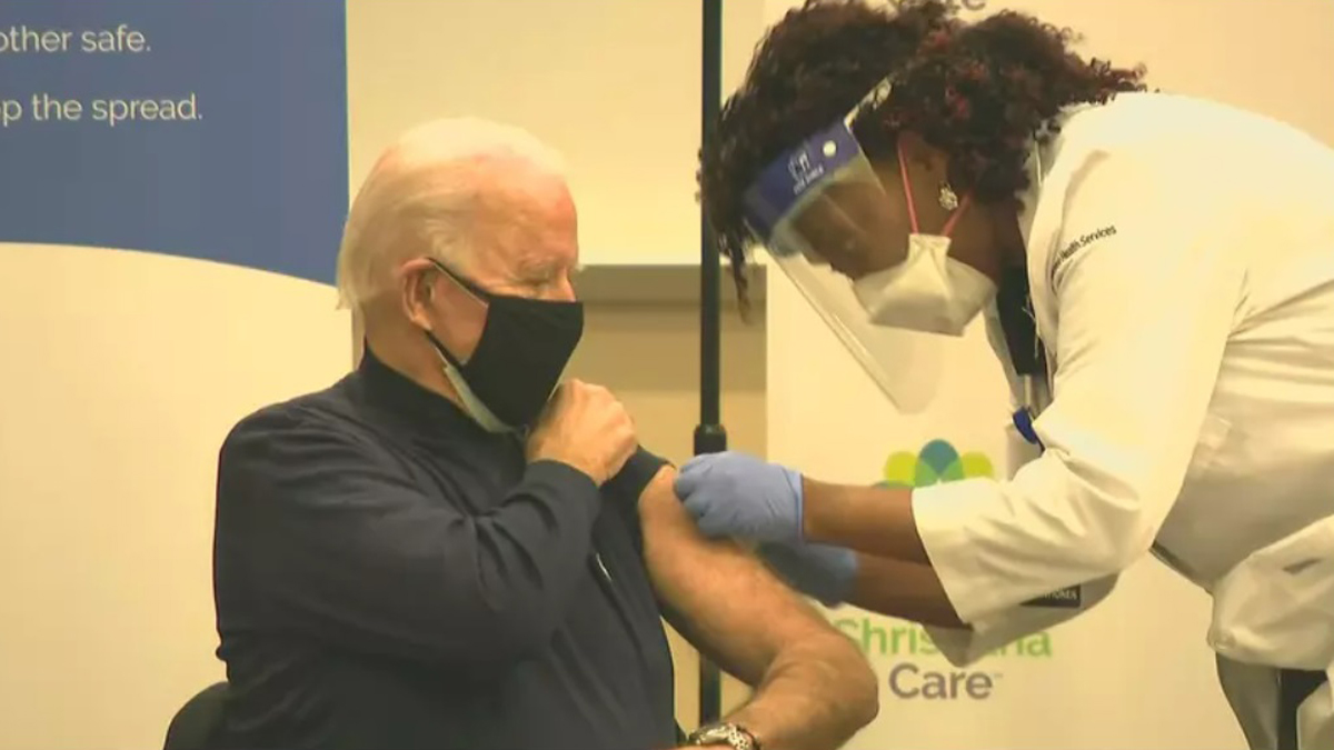 #Video Joe Biden recibe vacuna contra COVID-19