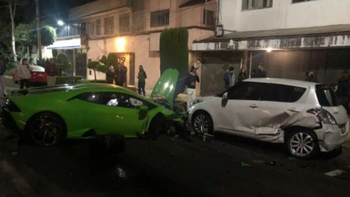 Mintió hombre que declaró ante Fiscalía por choque de Lamborghini; no fue el responsable