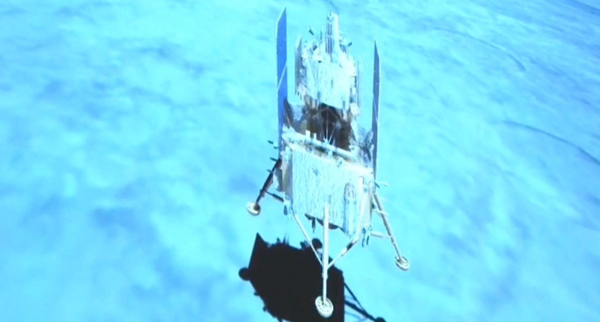 La sonda china Chang’e 5 aluniza con éxito en misión de recogida de muestras