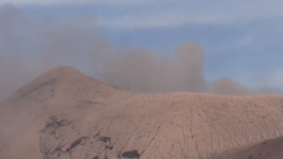 Actividad eruptiva de volcán en Nicaragua causa leves daños