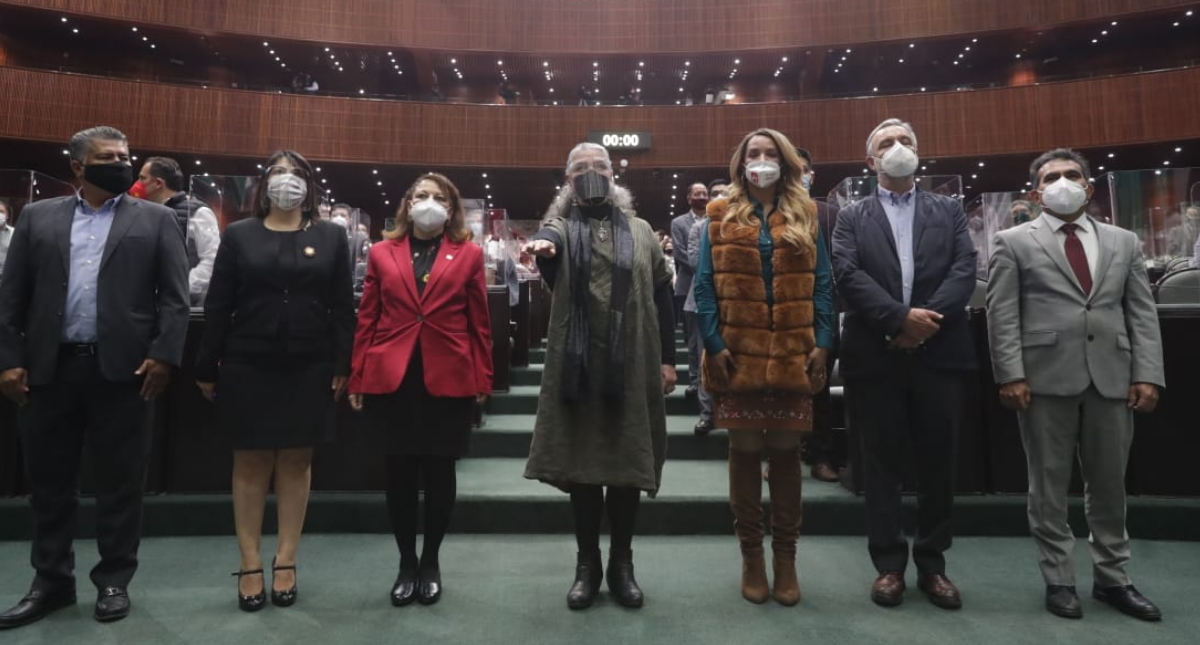 María Elvira Concheiro toma protesta como Tesorera de la Federación en San Lázaro