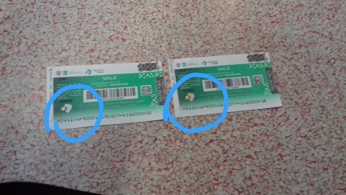 Denuncian trabajadores del Gobierno capitalino entrega de vales de despensa falsos - vales-de-despensa