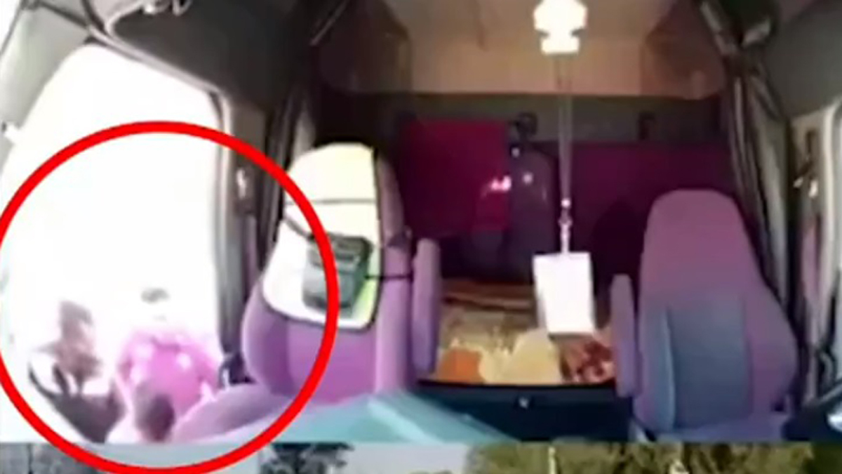 #Video Policías asaltan y golpean a trailero sobre la México-Querétaro