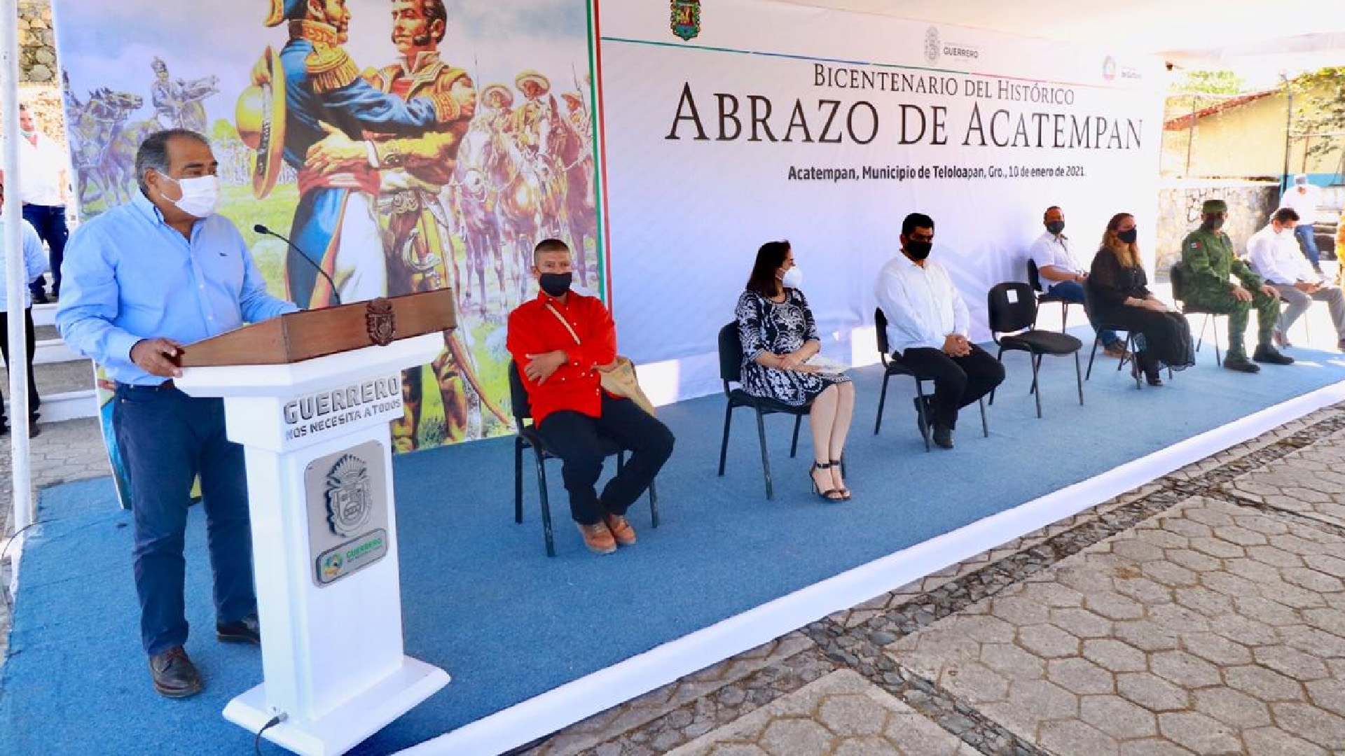 Inicia conmemoración de los 200 años de la Consumación de la Independencia en Guerrero