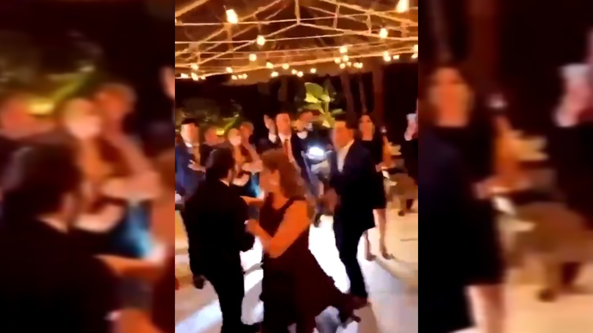 #Video Festejan boda en la Álvaro Obregón pese a exhorto de SSC a cancelarla