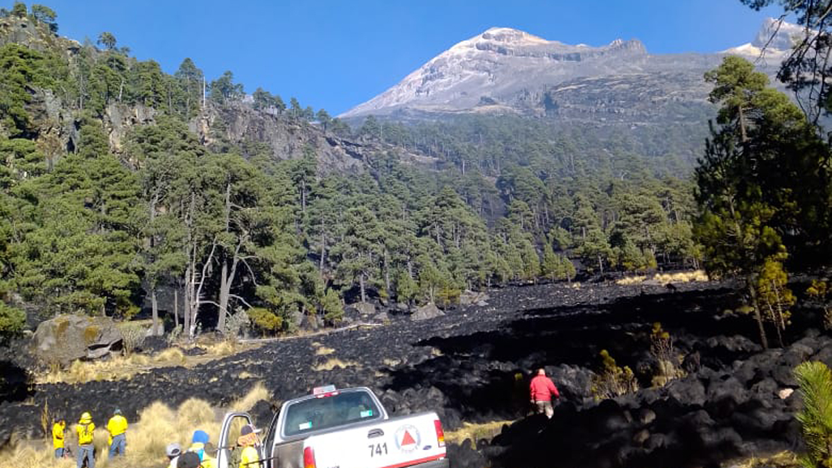 Controlan al 100 por ciento incendio en Parque Izta-Popo