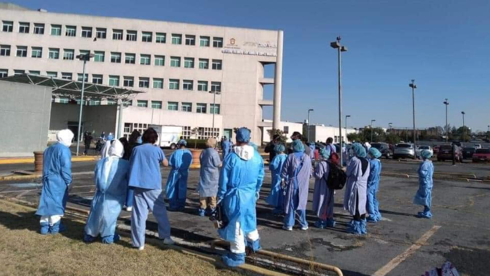 Se registra corto circuito en Centro Médico “Adolfo López Mateos”, en Toluca