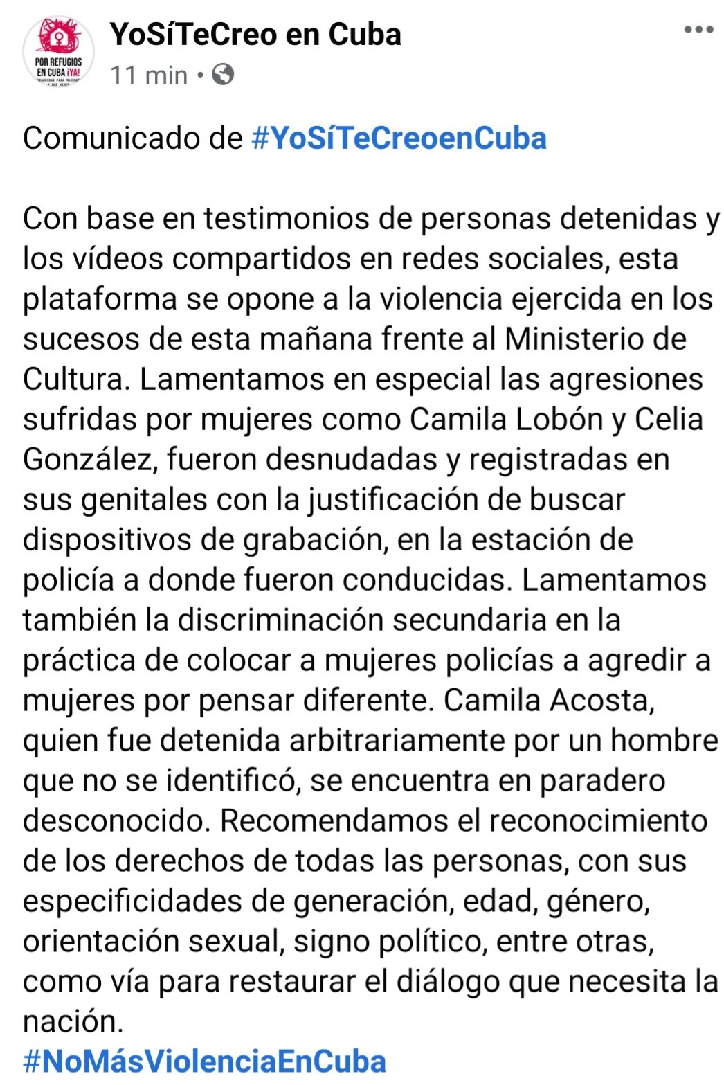 #Video Ministro de Cultura de Cuba agrede a periodista durante protesta - cuba-1