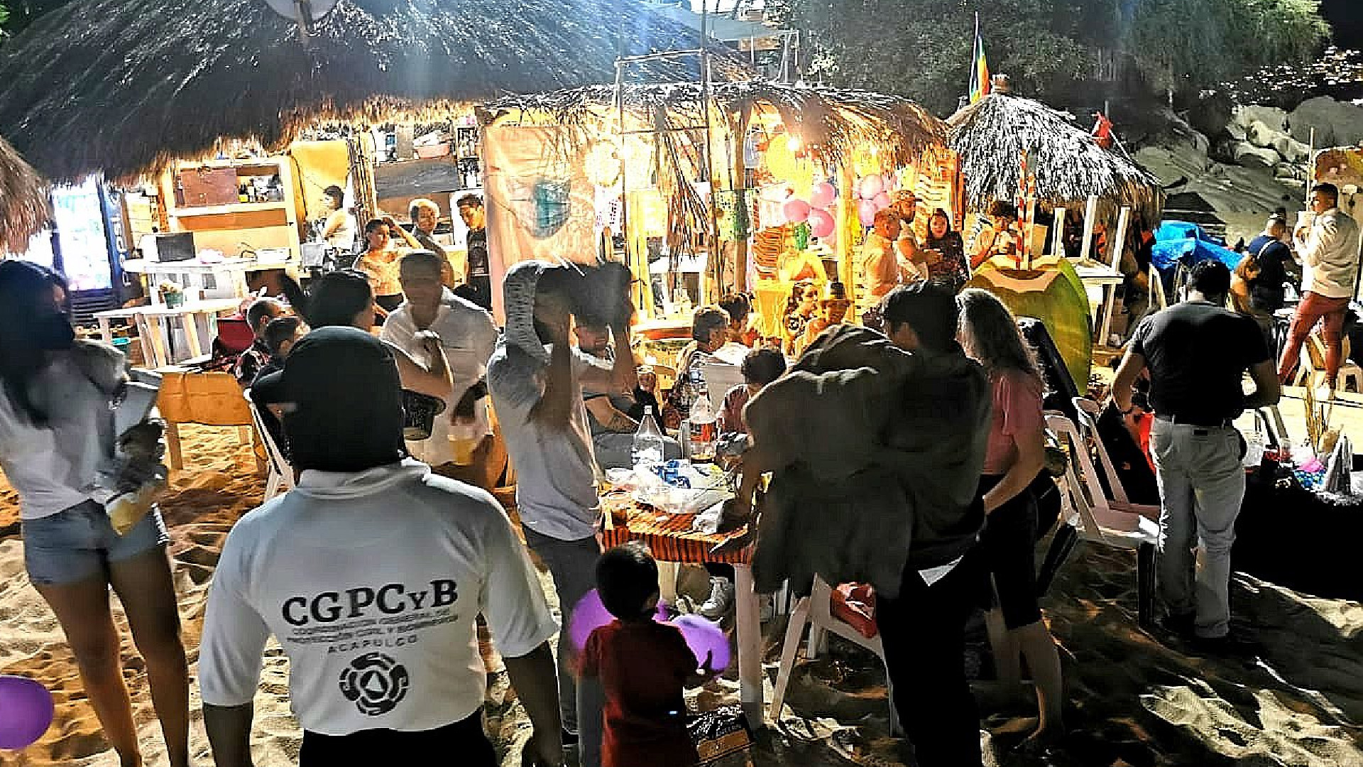 Desalojan a más de 800 personas que pretendían celebrar Año Nuevo en Acapulco