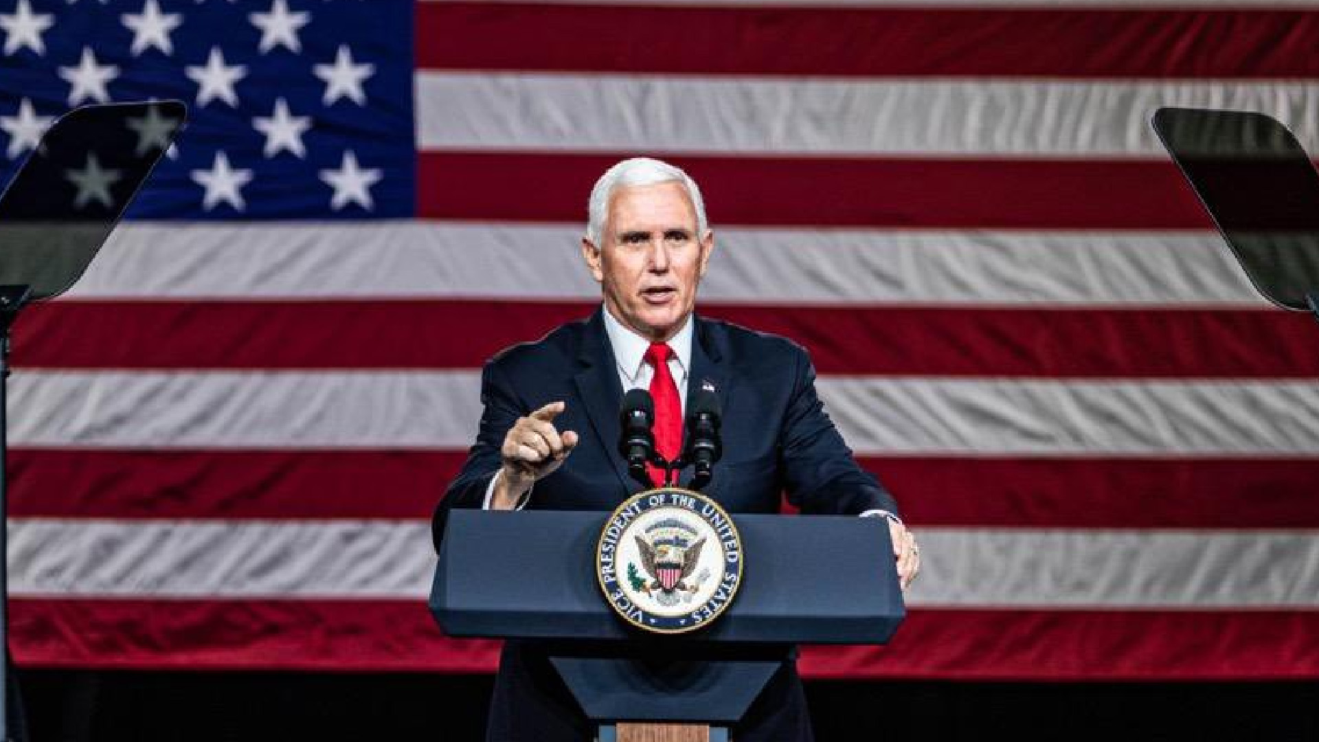 Trump aventaja a DeSantis con holgura de cara a las primarias republicanas - el-vicepresidente-de-eeuu-mike-pence-condena-violencia-registrada-en-capitolio