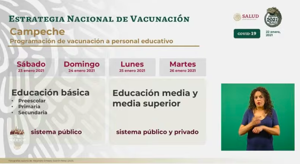 Clases presenciales no reiniciarían bajo las mismas condiciones que existían antes de la pandemia - esquema-de-vacunacion-campeche