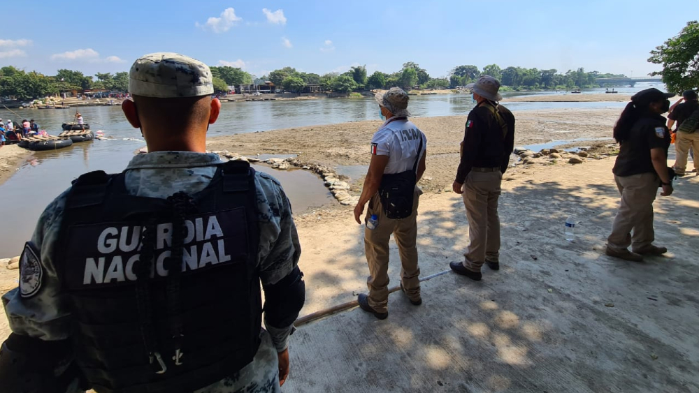 México vigila su frontera sur ante posible arribo de migrantes desde Honduras